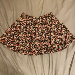 floral skirt